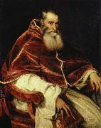 TIZIANO Vecellio paven paulus iii, alexander farnese Sweden oil painting artist